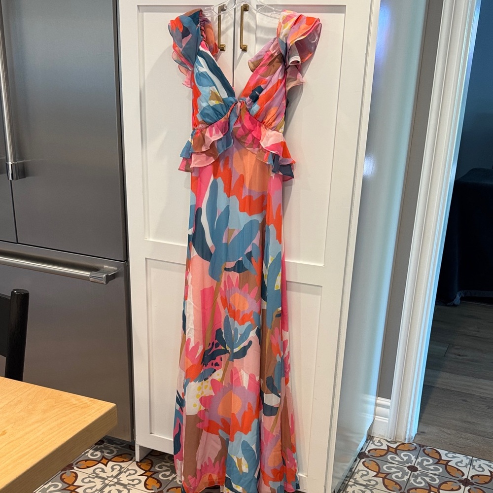 Hutch Colorful Abstract Dress